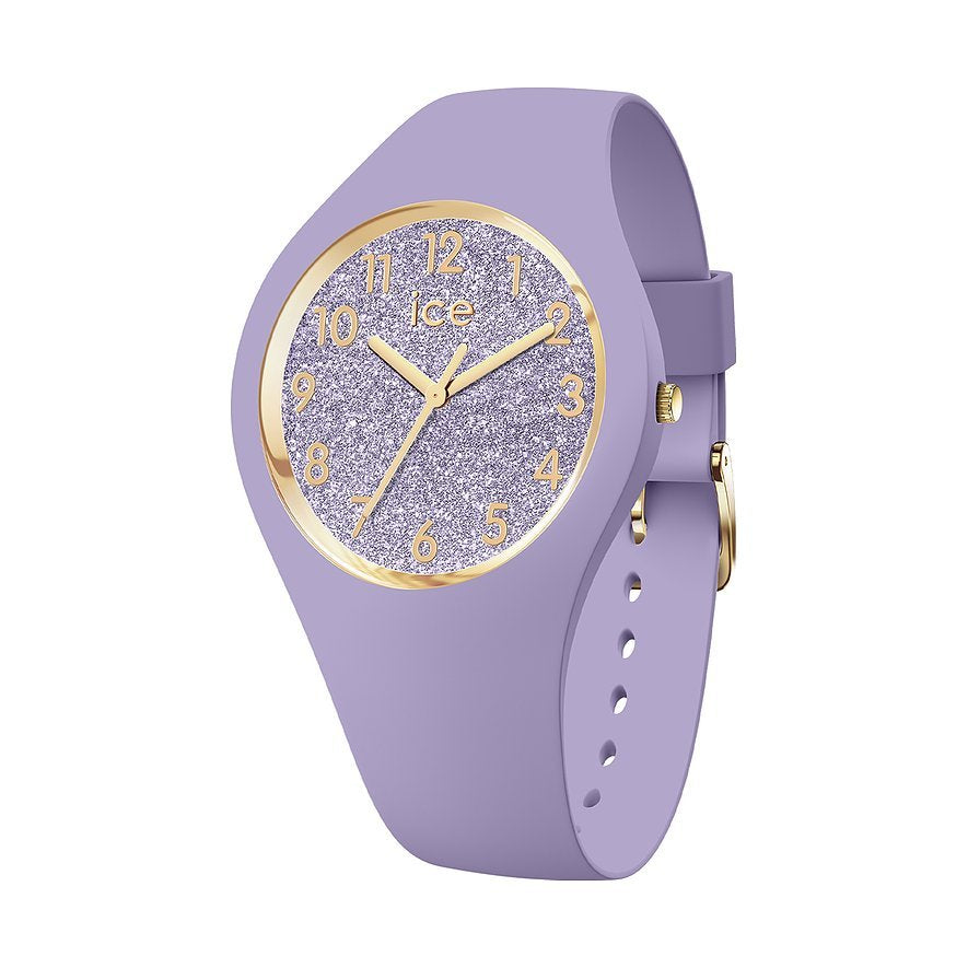Ice Watch Damenuhr Analoguhr mit Silikonband Lila 021223