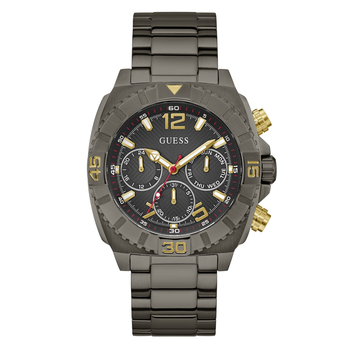 Guess Herren Multifunkions Armbanduhr Traction