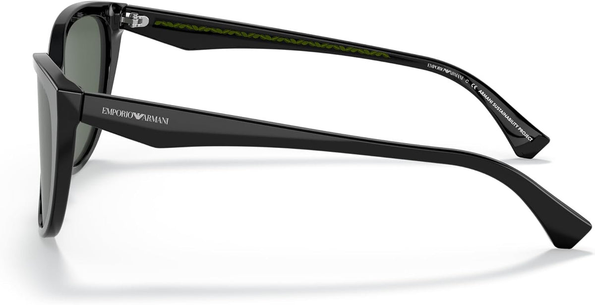 Emporio Armani 0EA4162 Sonnenbrille, mehrfarbig, 55 für Herren, Mehrfarbig