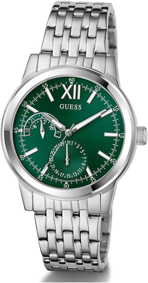 Guess Armbanduhr Herren Emerson Multifunction Silber GW0976G5