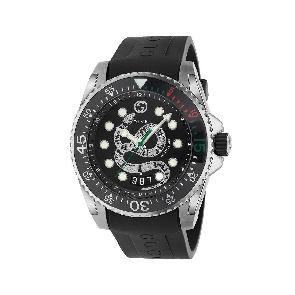 Gucci Armbanduhr Herren YA136217 Schwarz 559806-I16X0-8489