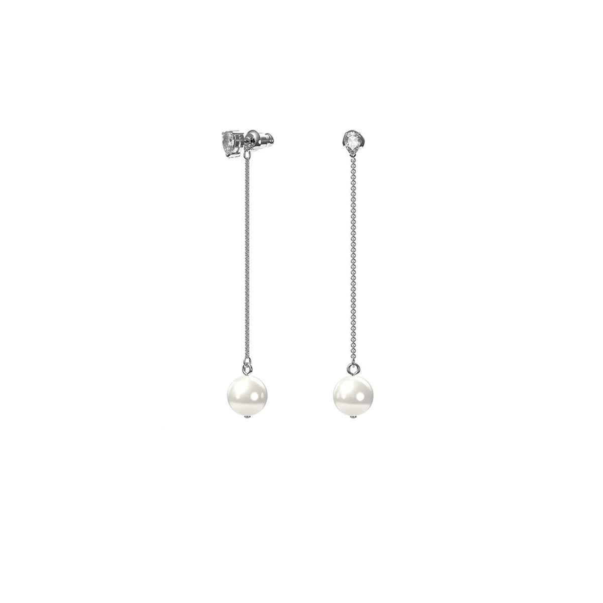 Swarovski Schmuck Damen Ohrhänger Treasure Weiß Rhodium‑plated Artikelnummer 5563290