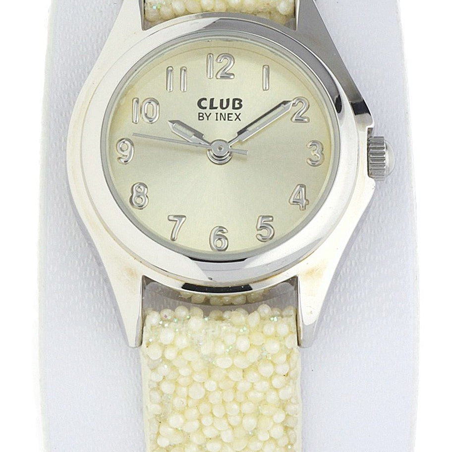 Club BY INEX Mädchen Armbanduhr beige A69202S9A