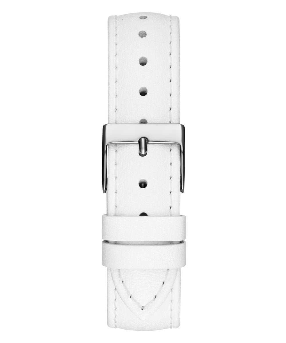 Guess Damen Armbanduhr G Gloss weiß, silber 36 mm GW0608L1