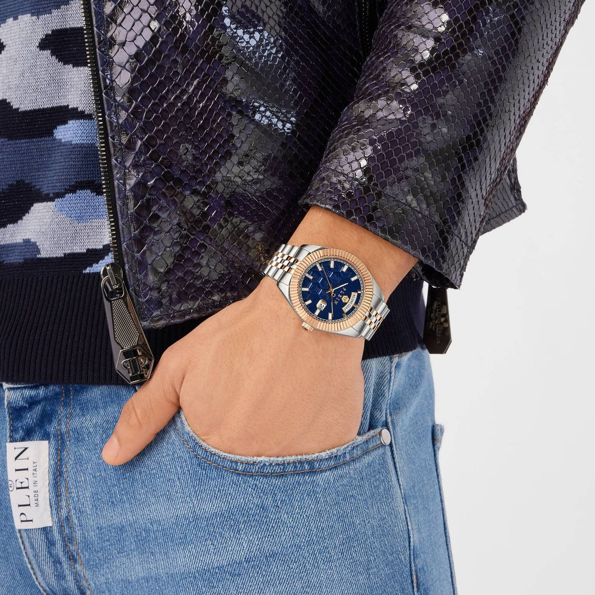 Philipp Plein Herrenuhr Date Superlative