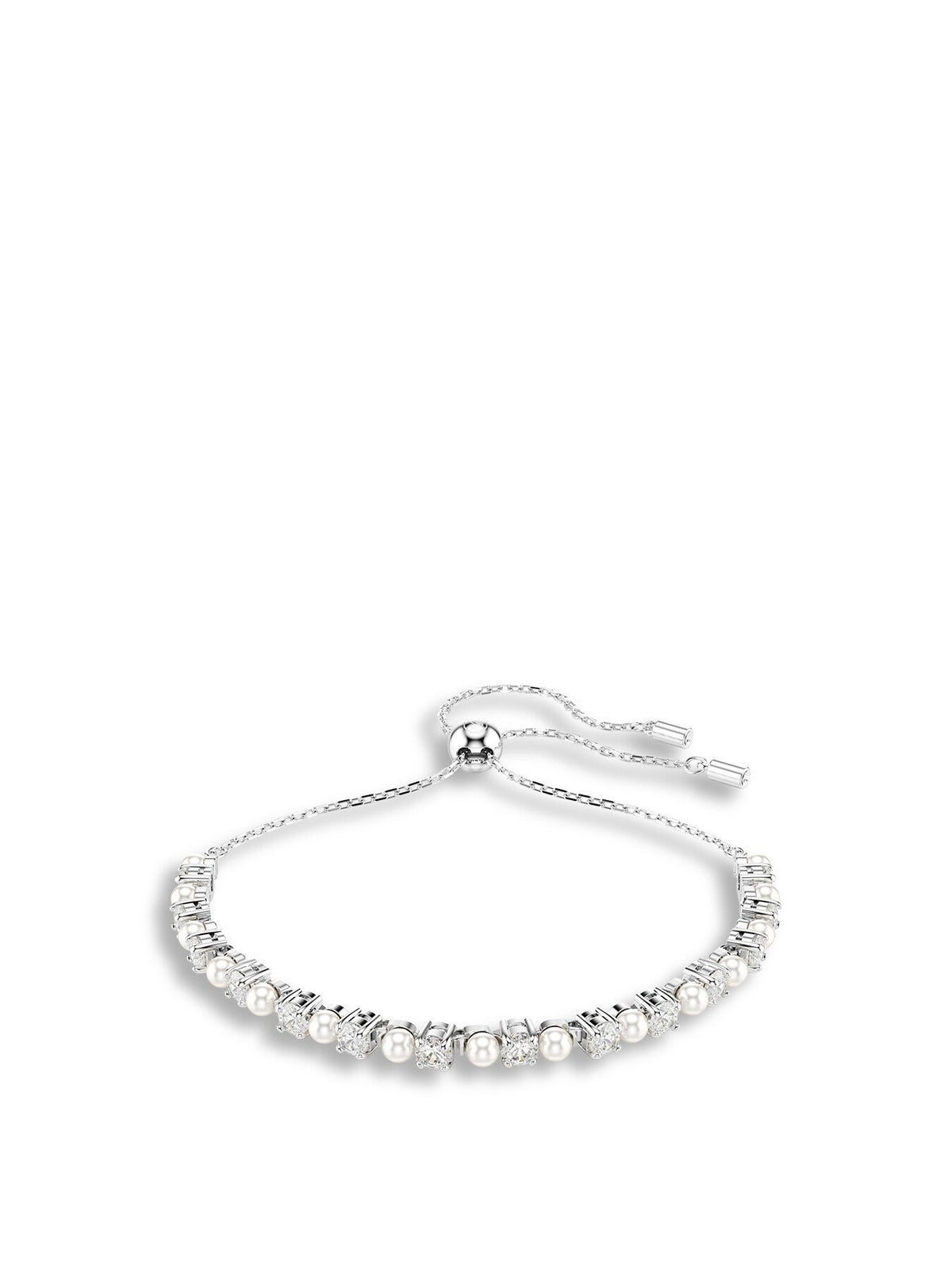 Swarovski MATRIX:ARMBAND 3MM WHITE/RHS M 5689633