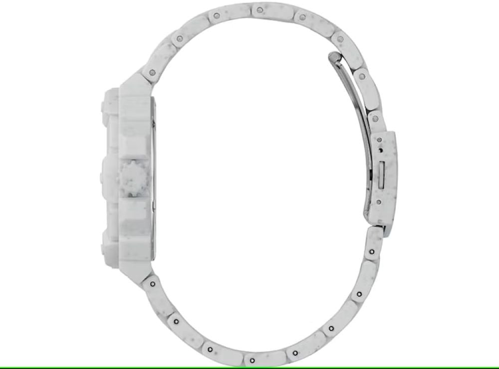 Guess Armbanduhr Active Life Pacific OCEAN PLASTIC weiß GW0507G2