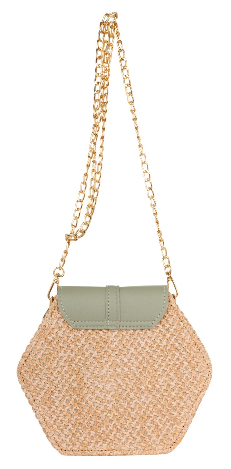 House of Louisa Damen Umhängetasche grau/beige LOU1006-GR