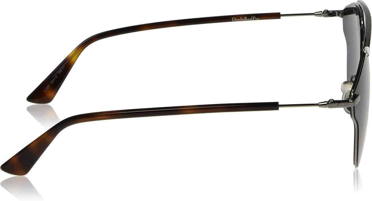Christian Dior Sonnenbrillen (DiorSoRealPop KJ1IR) ruthenium dunkel - havana dunkel - grau