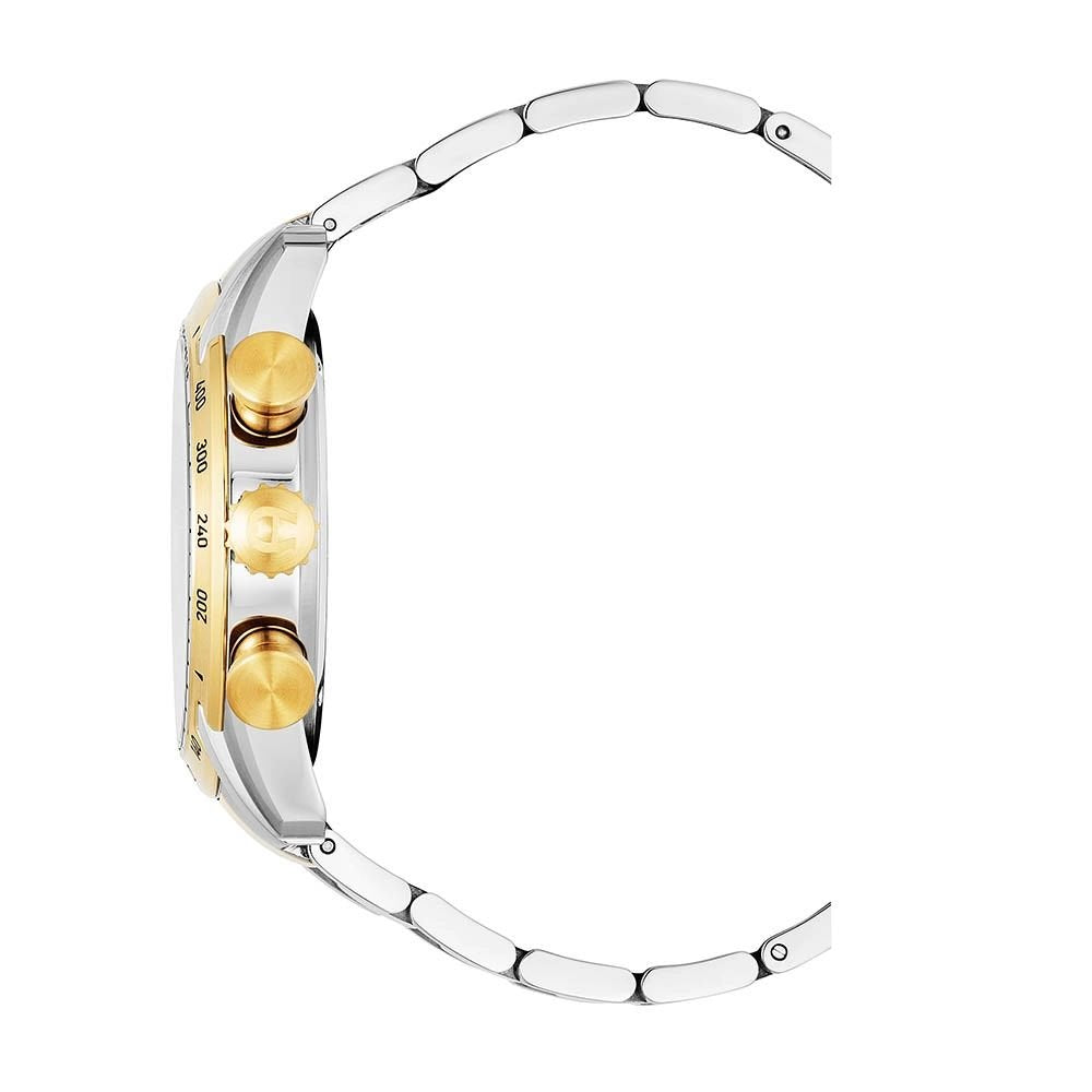Aigner Armbanduhr Herren Benevento Silber Gold Grün AGW.236005