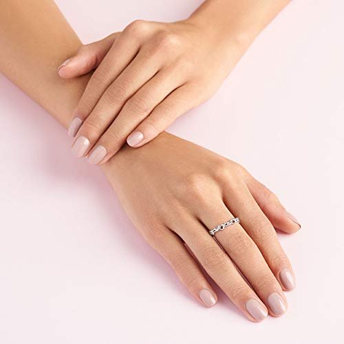 PANDORA Knotenherzen Ring aus Sterling-Silber aus der PANDORA Moments Kollektion, Größe: 56, 198018-56