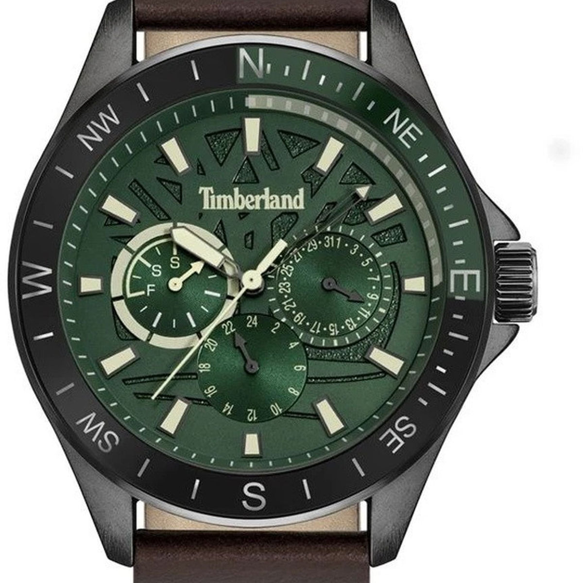 Timberland Analoguhr Herren Epsom Z Grau Grün Braun TDWGF9001503