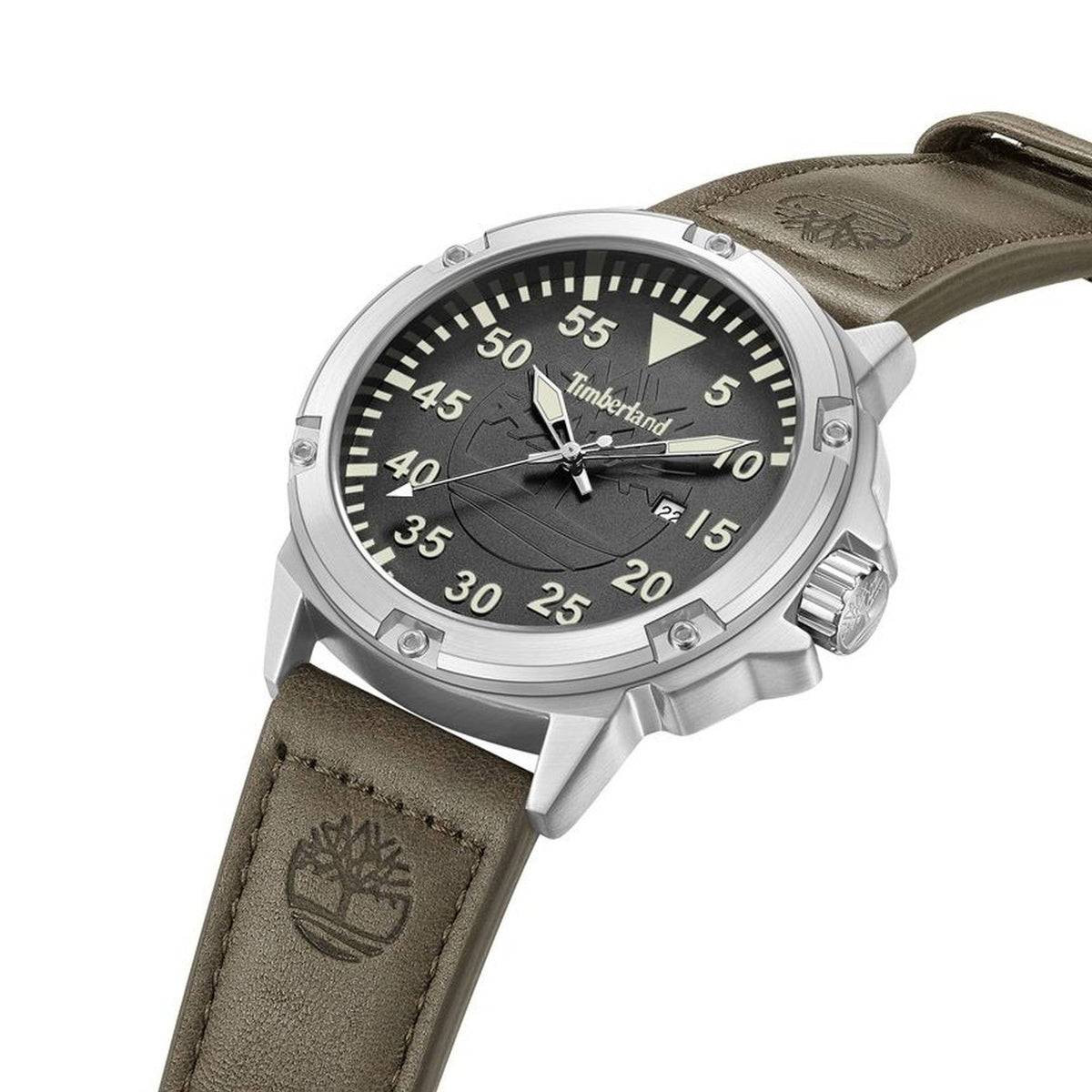 Timberland Analoguhr Herren Weymont-Z Silberfarben Braun TDWGB9002801M