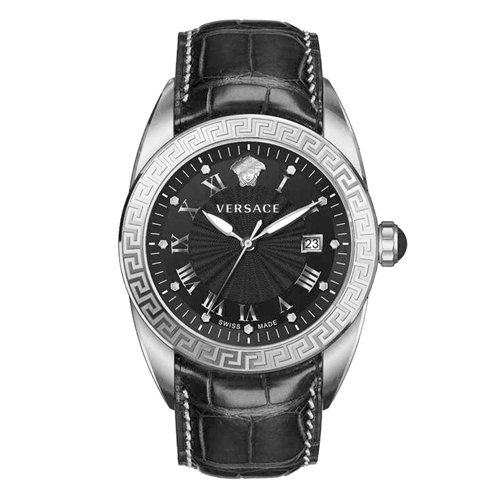 Versace Herren Armbanduhr V-Sport Schwarz/Silber VFE120015