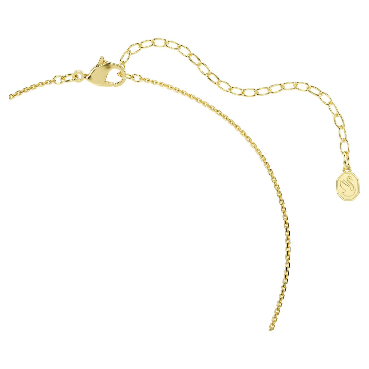 Swarovski Halskette Damen Hyperbola Weiß Goldfarben 5738248