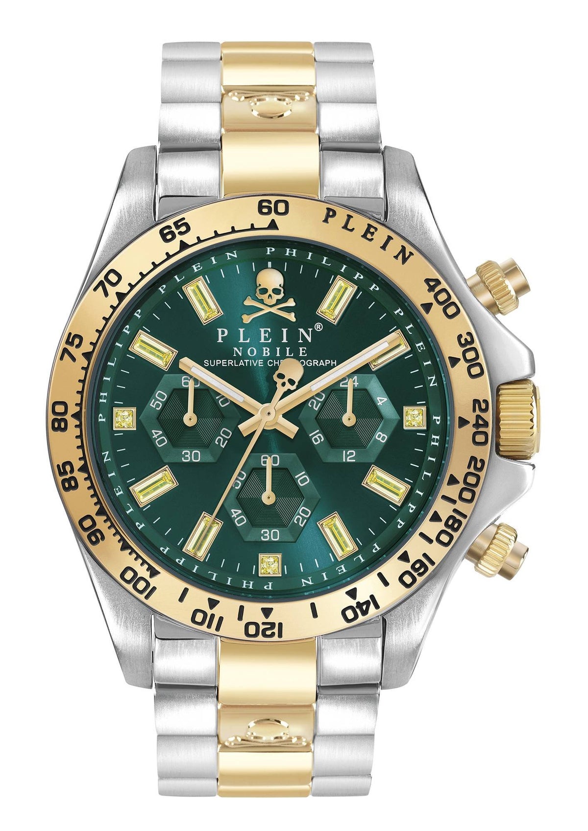 Philipp Plein Herrenuhr Nobile Wonder Silber/Gold