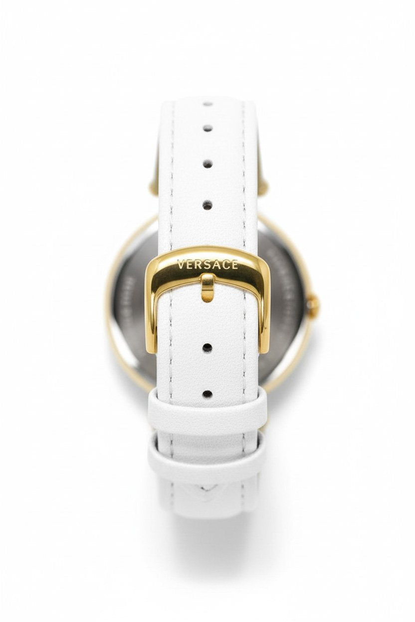 Versace Damen Armbanduhr PALAZZO 39 mm Armband weiß VECO020 22
