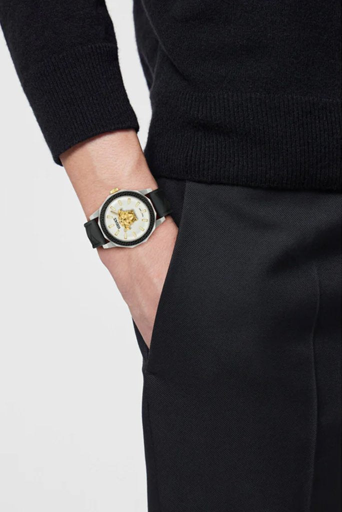 Versace Armbanduhr Unisex Medusa Deco Gent VE9I00124 Silber/Schwarz
