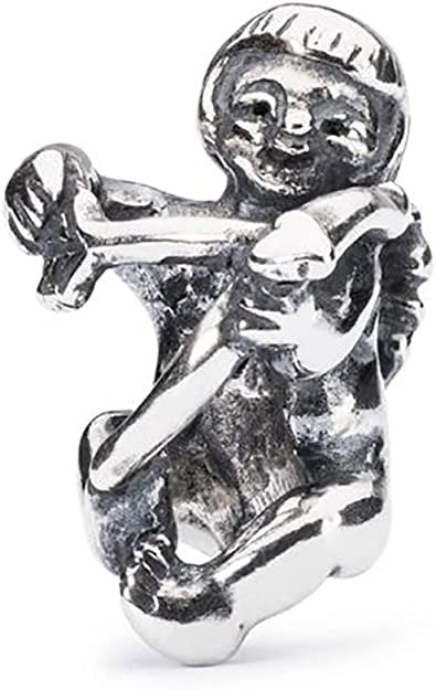 Trollbeads Damen-Bead Amor Valentinstag 925 Silber TAGBE-20066