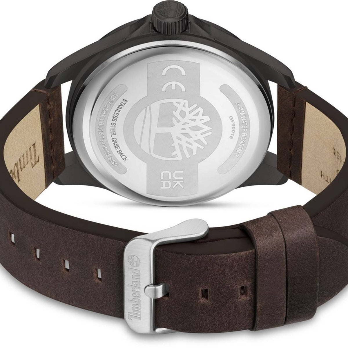 Timberland Armbanduhr Herren Lehighton Z Schwarz Braun TDWGB9001603M