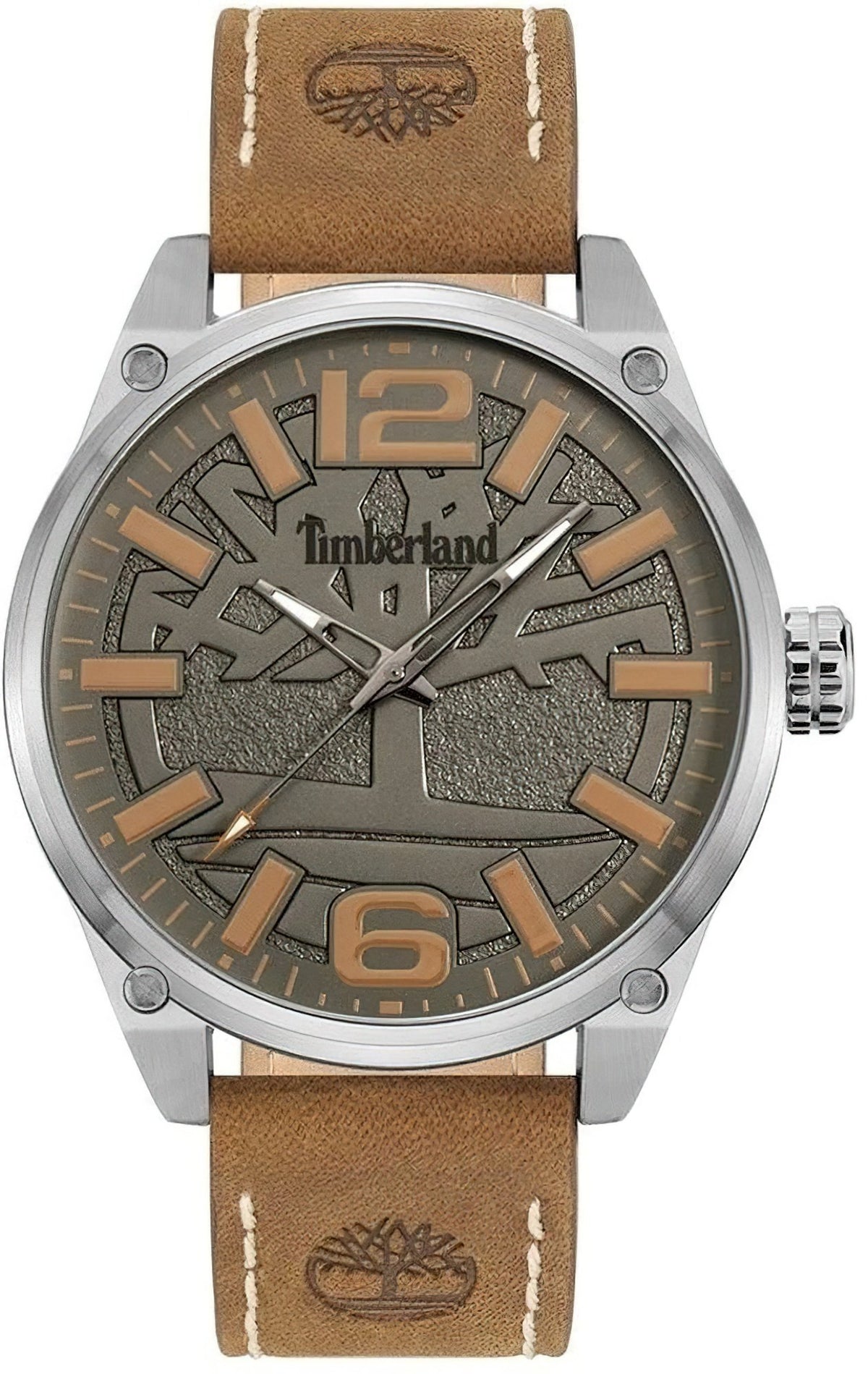 Timberland Analoguhr Herren Ripley-Z Silberfarben Grau Braun TDWGA9000702M
