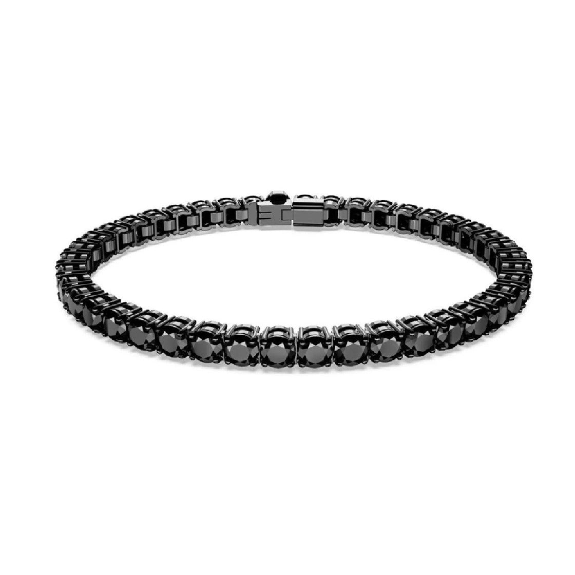 Swarovski Matrix Tennis Armband Unisex Schwarz 5664154