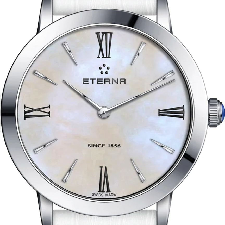 Eterna Armbanduhr Damen Quartz 32mm Silber Weiß 2720.41.62.1385
