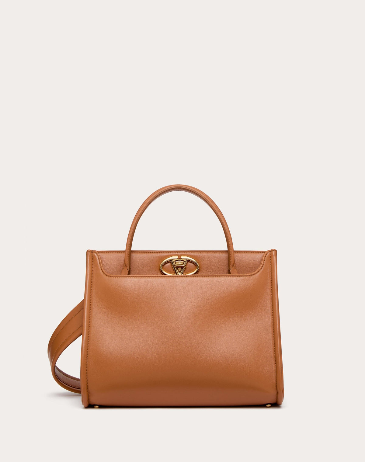 Valentino Garavani Handtasche Damen VLogo Locker Medium Braun 4W0B0N77RCG KEL
