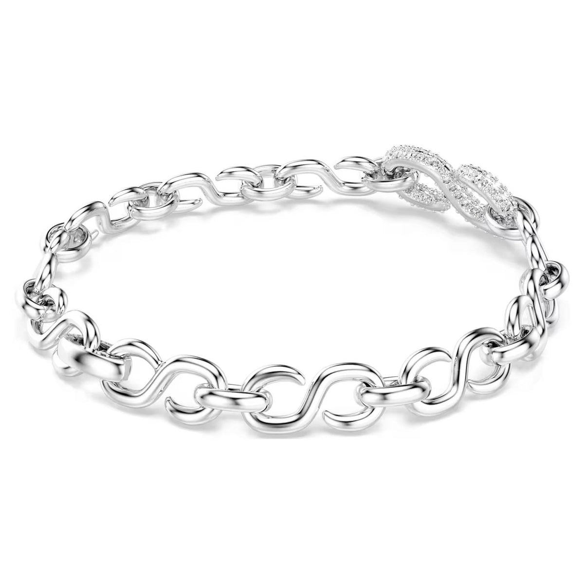 Swarovski Armband Unisex Dextera Rundschliff Weiß Rhodiniert 5747642