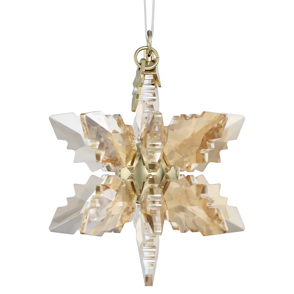Swarovski Ornament Annual Edition Festive 3D 2024 Champagne/Goldfarben 5674348