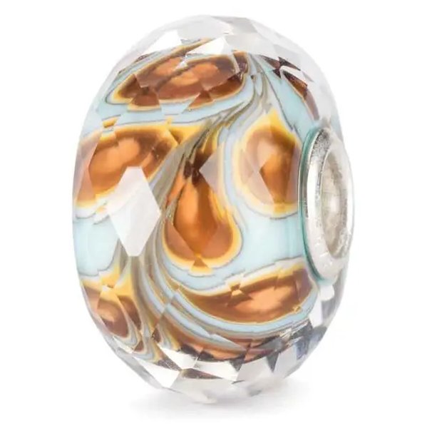 Trollbeads Wind der Erinnerungen Bead Braun TGLBE-30121