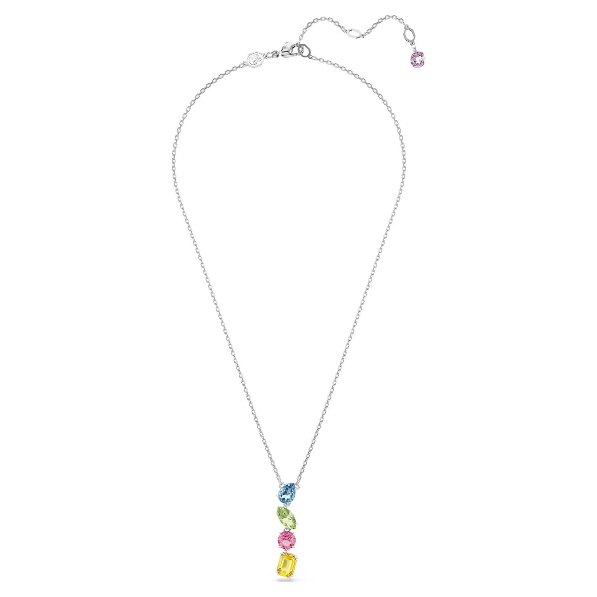 Swarovski Halskette Damen Gema Y Pendant multicolor rhodiniert 5692421