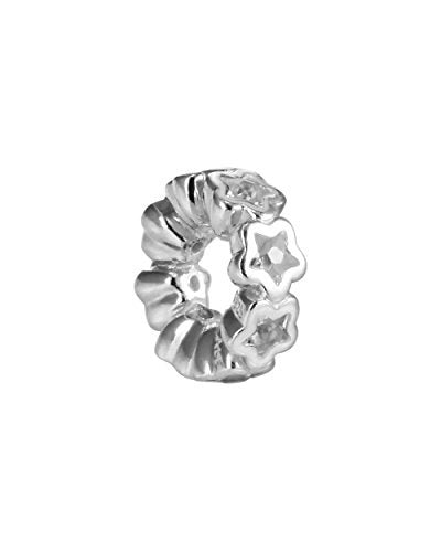 PANDORA Damen-Charm Funkelnde Sterne 925 Silber Zirkonia weiß Brillantschliff - 791783CZ