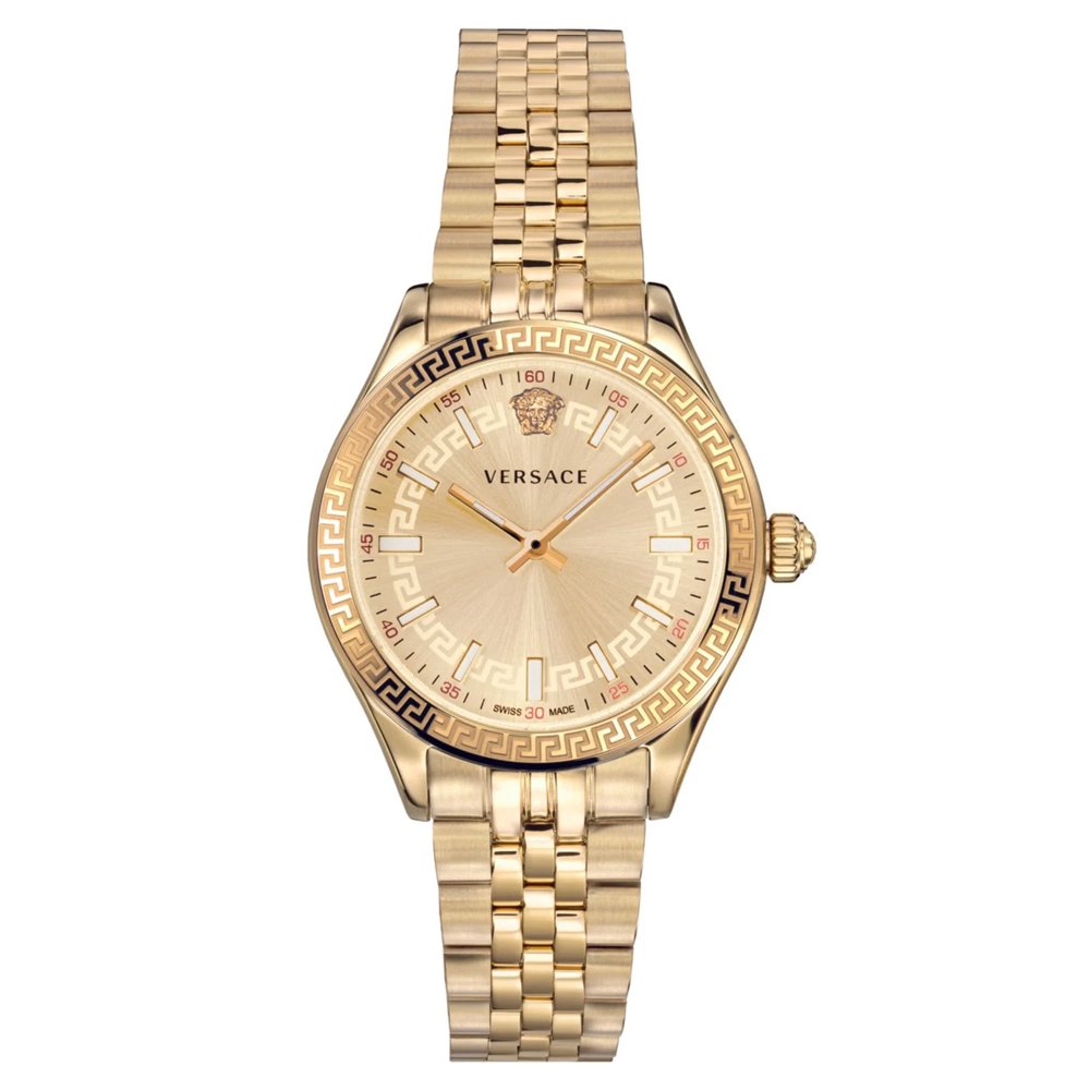 Versace Damen Armbanduhr Hellenyium Virtus Goldfarben VEHU00720