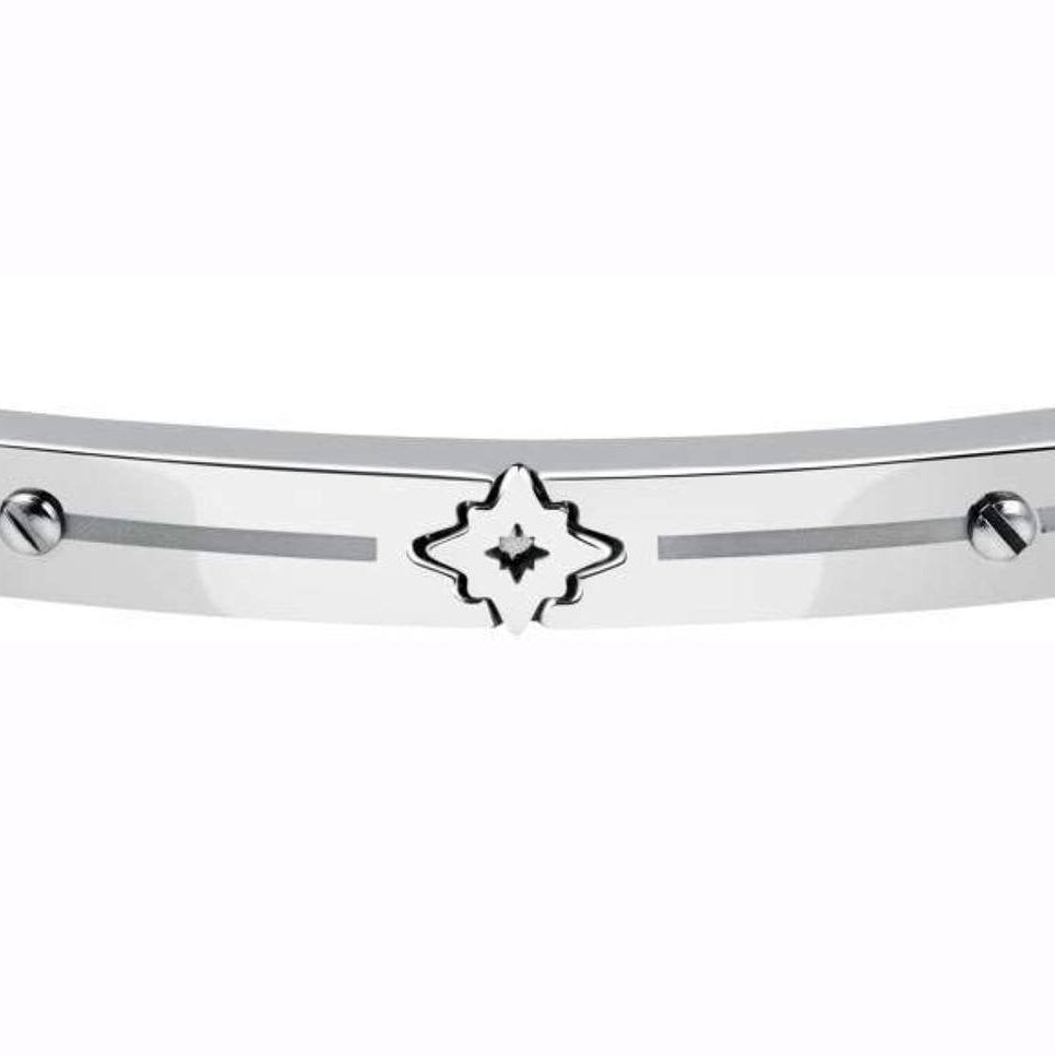 SECTOR Herren Armband CERAMIC BR. BLU CERAMIC & WIND ROSE 22CM