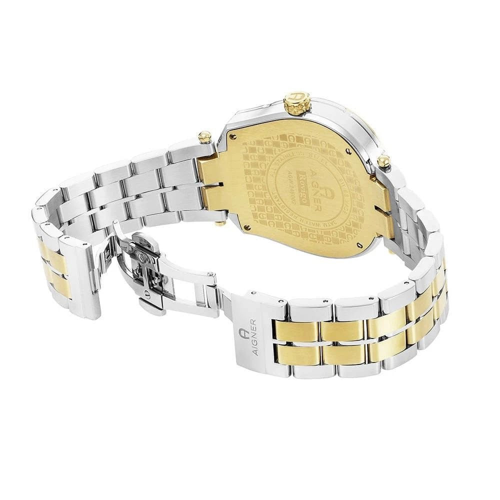 Aigner Armbanduhr Herren Rovigo Silber Gold AGW.246002