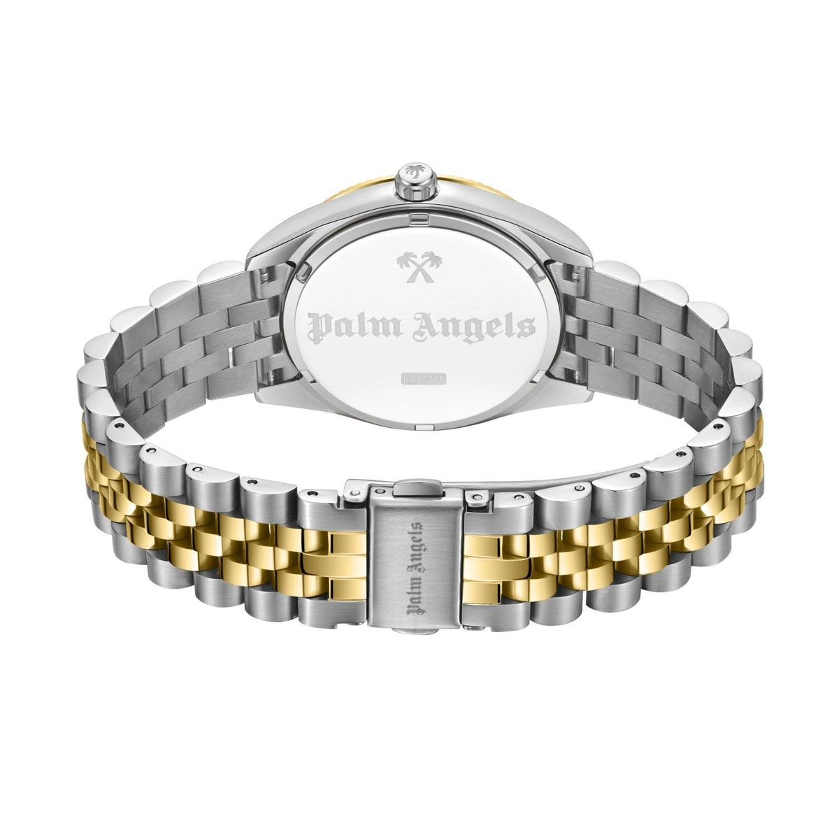 Palm Angels Armbanduhr Damen Pioniere Bicolor Grün Gold PMWLG0001503