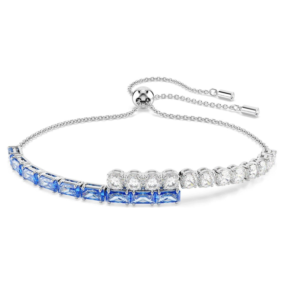Swarovski MATRIX:BRACELET CRASH BLU/RHS M 5732266