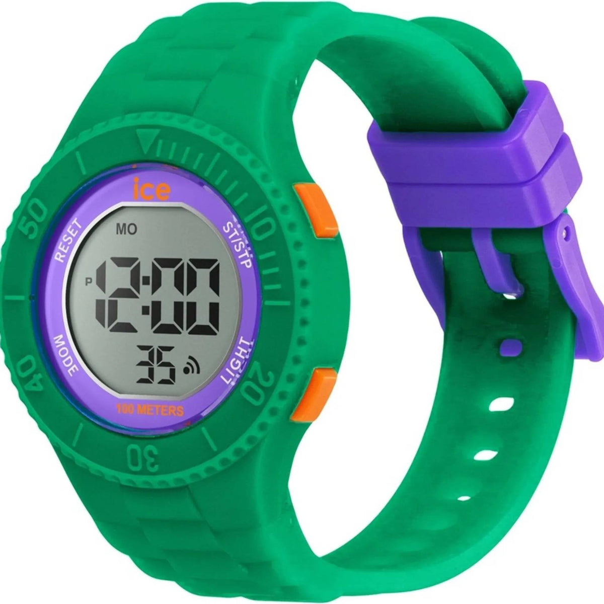Ice-Watch Digitaluhr Damen ICE digit Green purple orange Small grün 021616