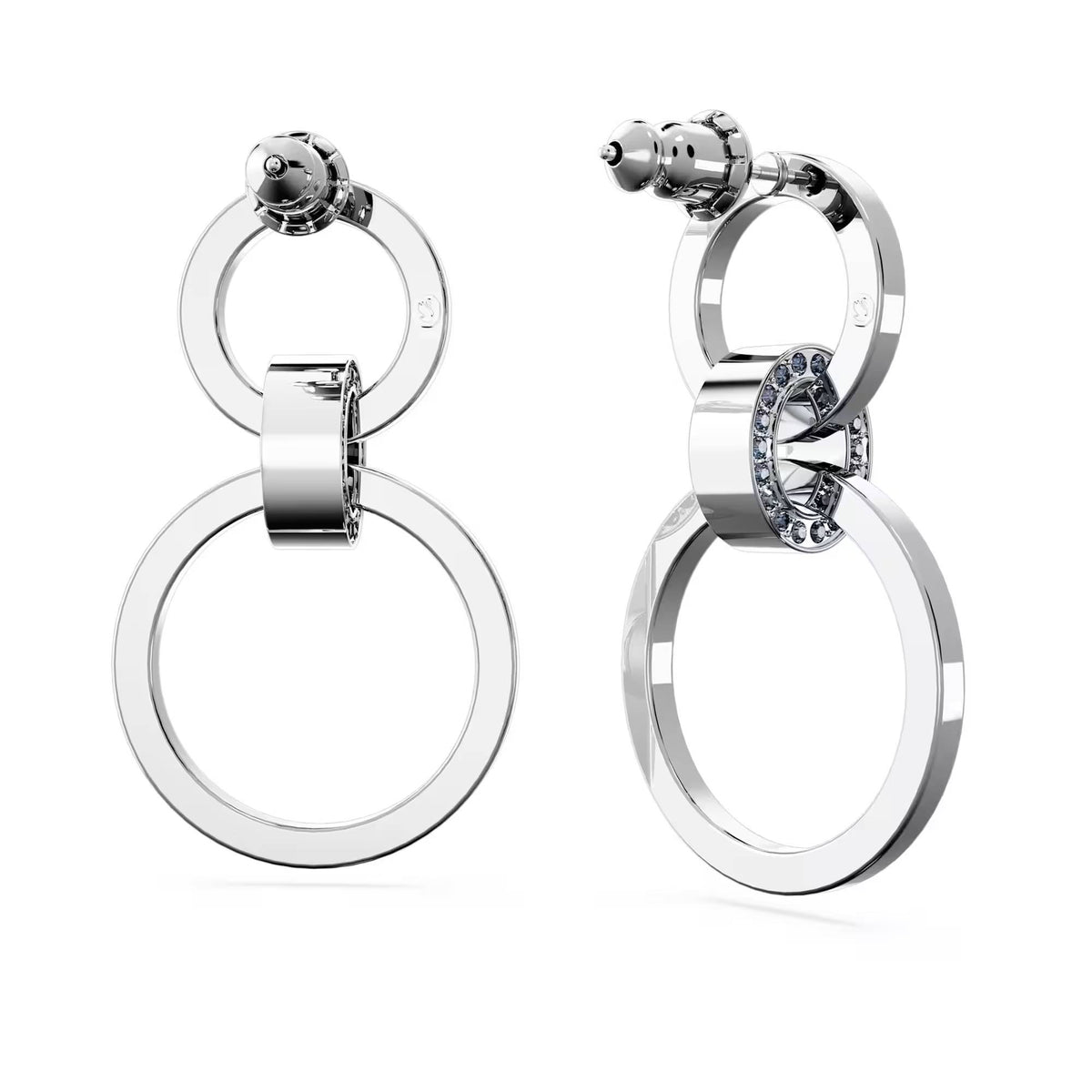 Swarovski Ohrstecker Dextera Damen Ohrringe Blau Rhodiniert 5663503