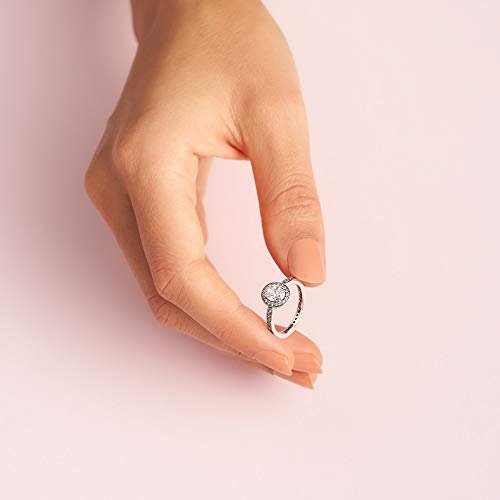 Pandora Damen-Solitärring 925 Sterlingsilber mit '- Ringgröße 54 (17.2) 191017CZ-54
