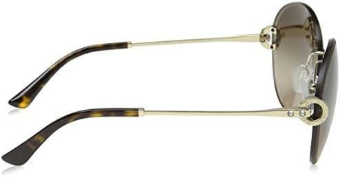 Bulgari Damen 0BV6091B 278/13 61 Sonnenbrille, Gold (Pale Gold/Browngradient)