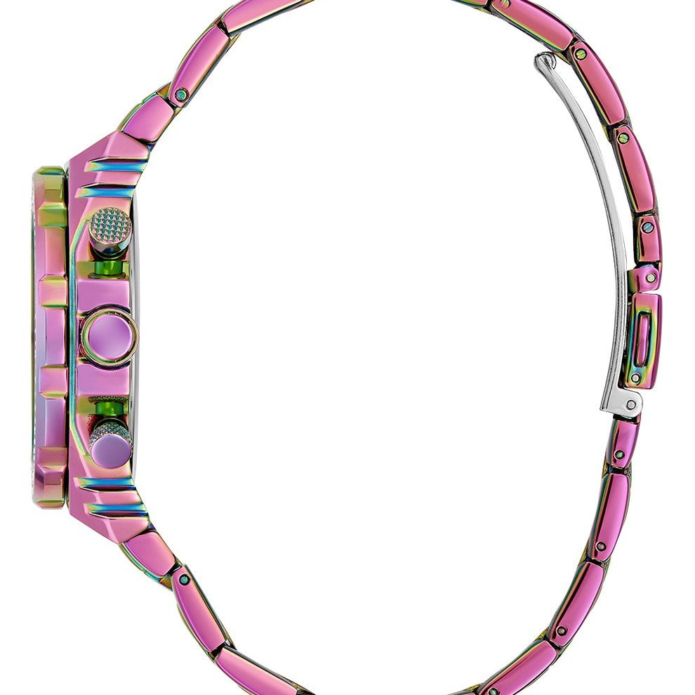 Guess Damen Multifunktion Armbanduhr Iridescent Edelstahl 36 mm GW0552L4