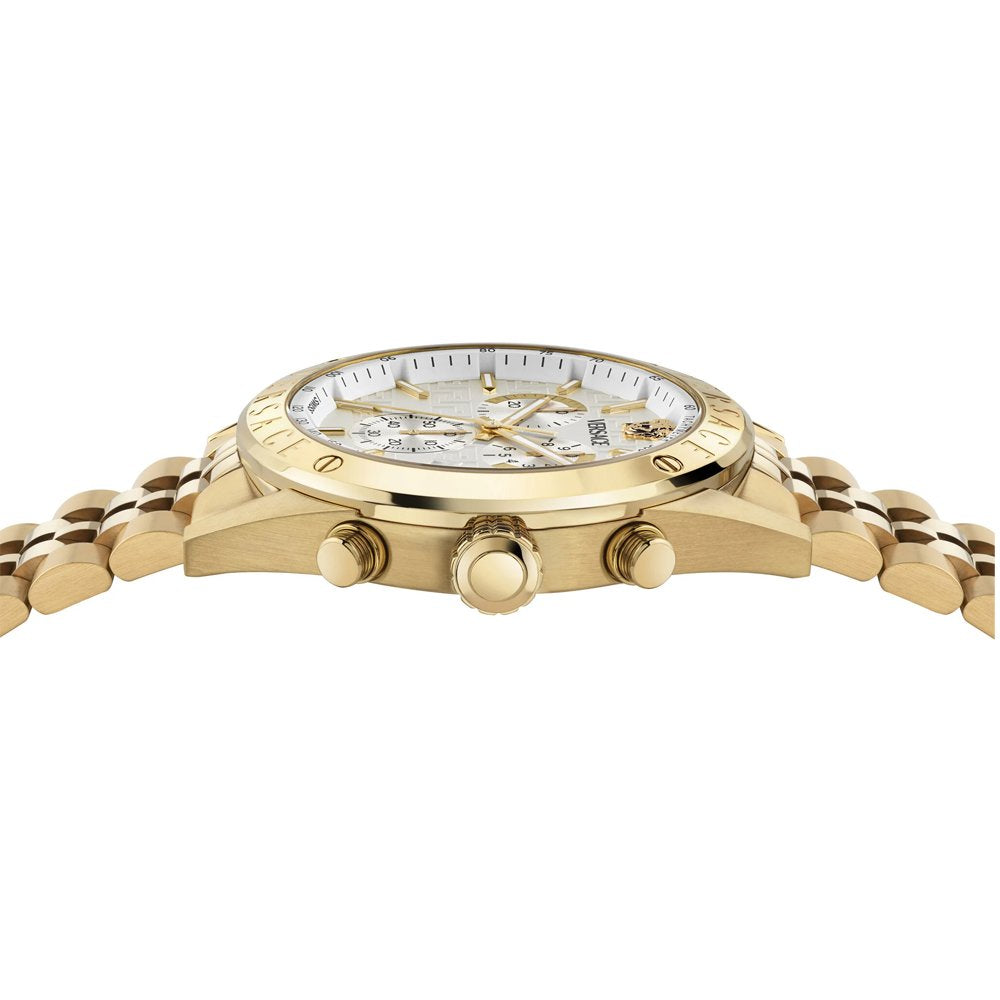 Versace Uhr Herren Chronograph Athletics Chrono Gold/Weiß VEKJA0725