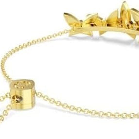 Swarovski Idyllia Lilia Bracelet, Butterfly Motif, Clear Pavé Crystals, Gold-Tone Finished Setting, for Women
