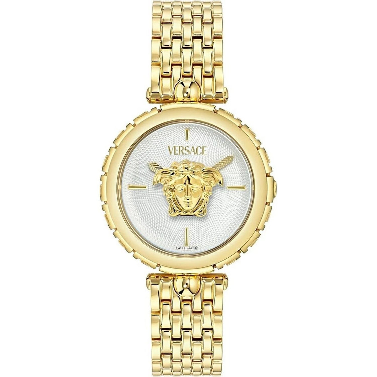Versace Armbanduhr Damen Weiß Gold VE9D00524