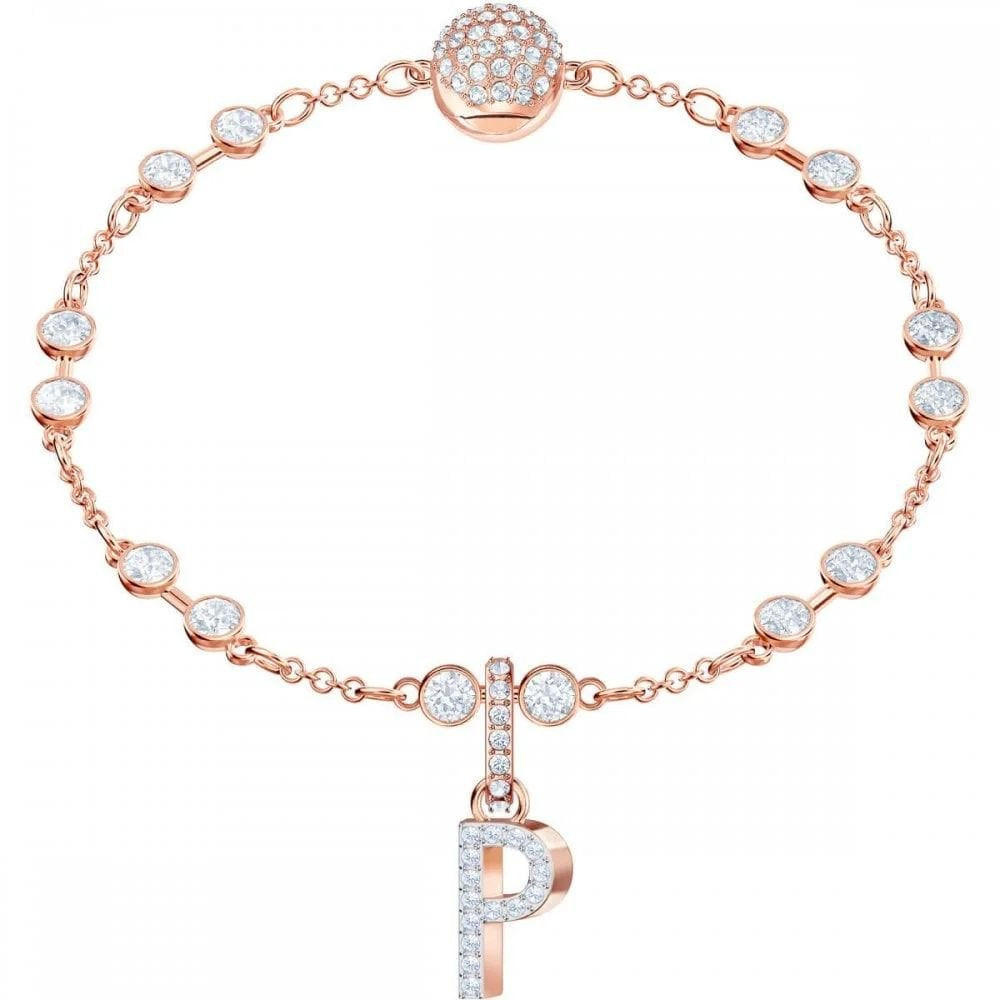 Swarovski Charm Damen Remix Alphabet „P“ Roségold 5437625