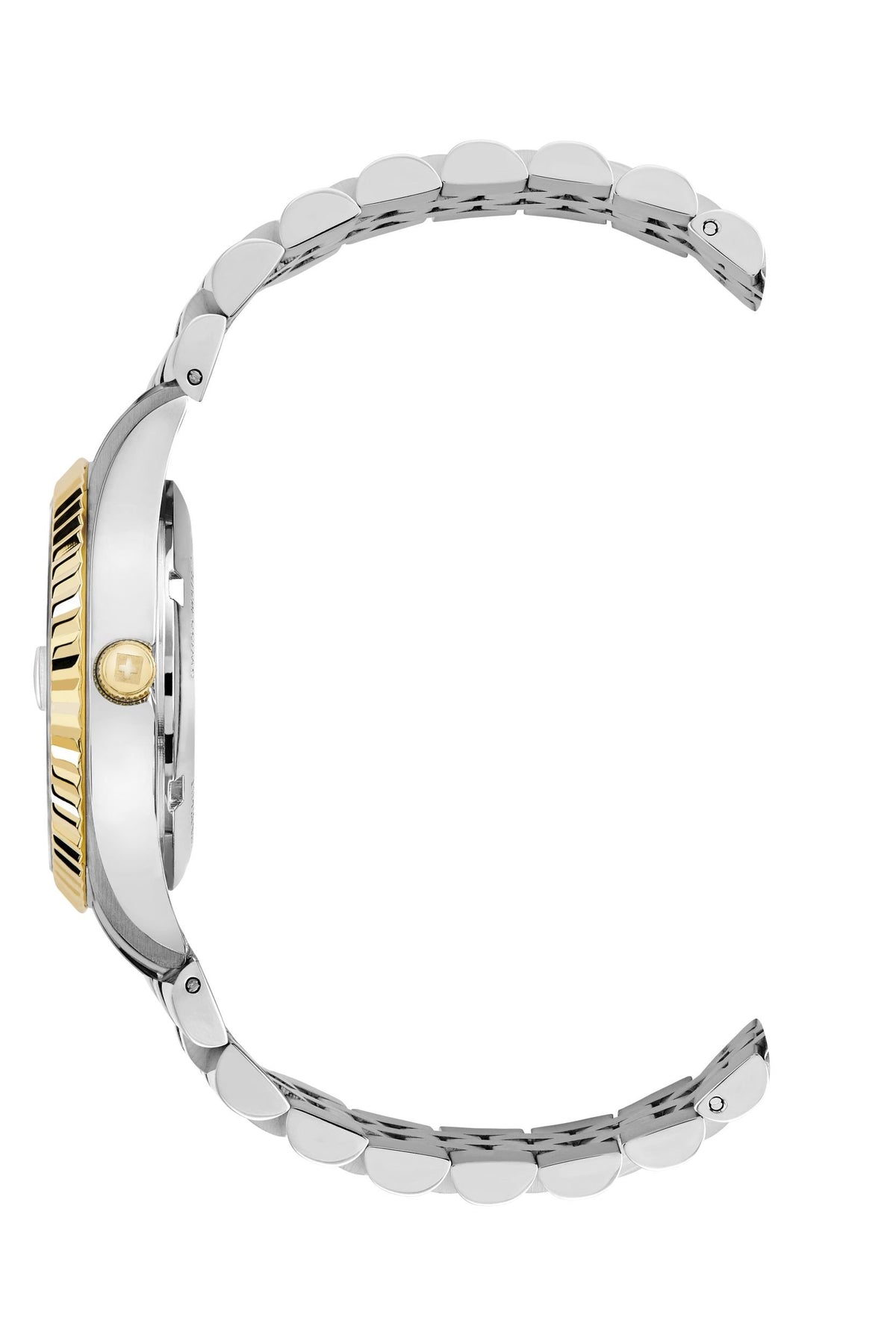 Swiss Alpine Military by Grovana Armbanduhr Damen Solaris Bicolor Perlmutt 7716.1243
