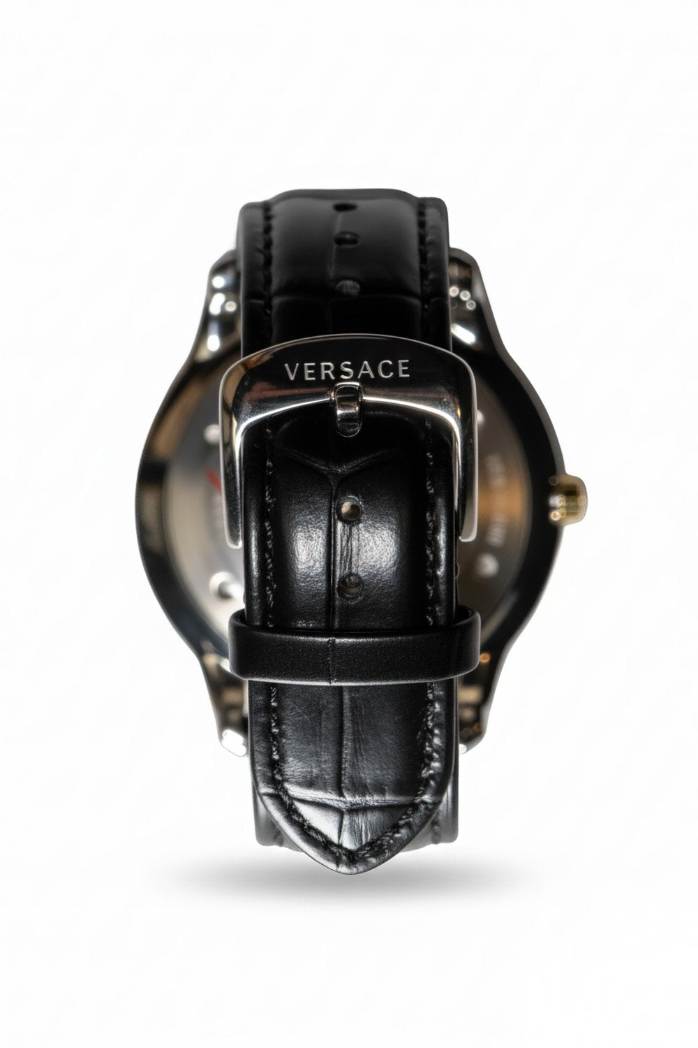 Versace Herren Armbanduhr Univers 43 mm Datumsfenster Armband Leder VE2D00221