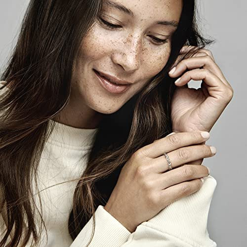 PANDORA Knotenherzen Ring aus Sterling-Silber aus der PANDORA Moments Kollektion, Größe: 52, 198018-52